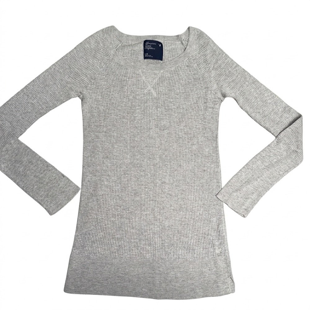 American Eagle Outfitters ribbed long-sleeve knit top‎